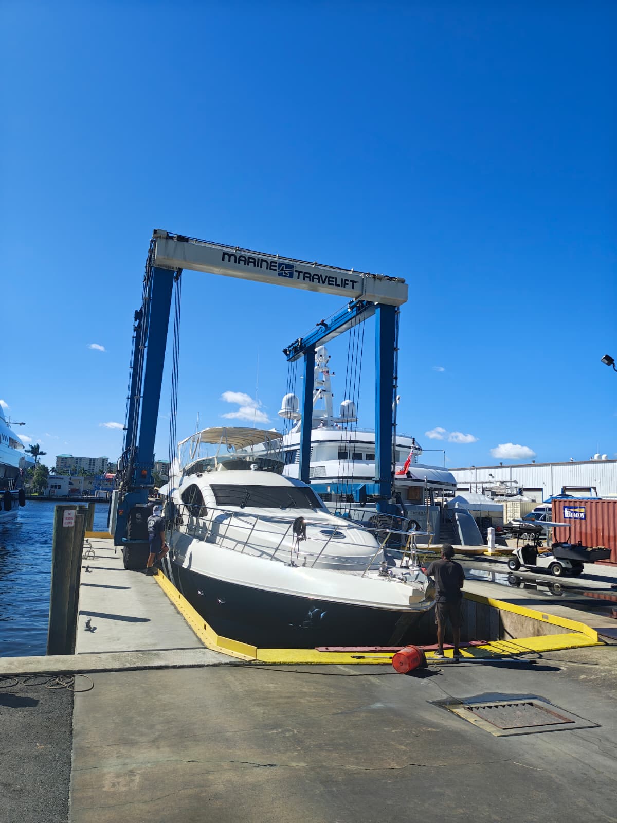 Safe Transfer of an 85-Foot Lamberti to the Shipyard — Crew & Inspection by Prisa Yachts